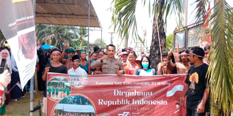 Anak-Anak SAD Merangin Ikuti Berbagai Macam Lomba Meriahkan HUT Kemerdekaan Ke-77