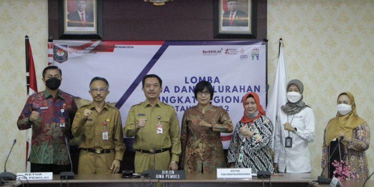 Ditjen Bina Pemdes Kemendagri Seleksi 20 Desa dan 19 Kelurahan Terbaik Tingkat Regional