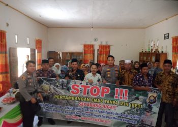 Polres Merangin Gelar Rapat Bahas Aktivitas PETI di Sungai Pinang