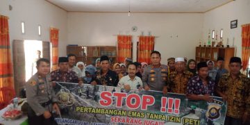 Polres Merangin Gelar Rapat Bahas Aktivitas PETI di Sungai Pinang