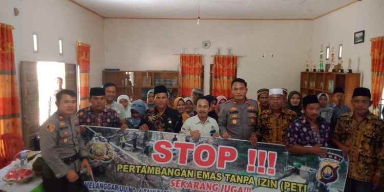 Polres Merangin Gelar Rapat Bahas Aktivitas PETI di Sungai Pinang