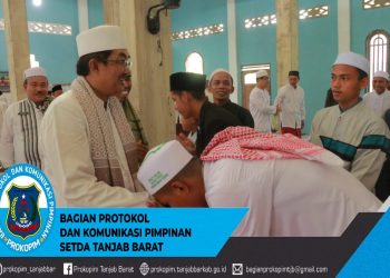 Bupati Anwar Sadat Safari Jumat di Masjid Baiturrahman Desa Bunga Tanjung