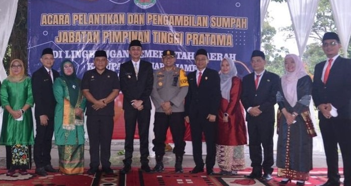 Pj. Bupati Muaro Jambi lantik Jabatan Pimpinan Tinggi Pratama