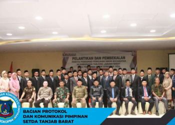 Bupati Lantik Panwaslu Kecamatan se Kabupaten Tanjab Barat