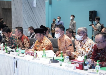 Pj Bupati Bachyuni Dengarkan Arahan Menteri Dalam Negeri