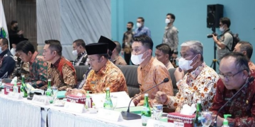 Pj Bupati Bachyuni Dengarkan Arahan Menteri Dalam Negeri