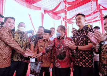 Pj Bupati Muaro Jambi Hadiri Groundbreaking Pekerjaan Jalan Alternatif Jalur Angkutan Batu Bara