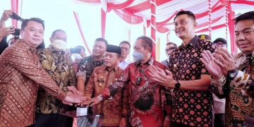 Pj Bupati Muaro Jambi Hadiri Groundbreaking Pekerjaan Jalan Alternatif Jalur Angkutan Batu Bara