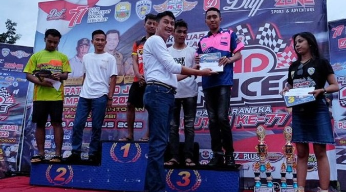 Pj Bupati Muaro Jambi Hadiri Kejuaraan Balap Motor