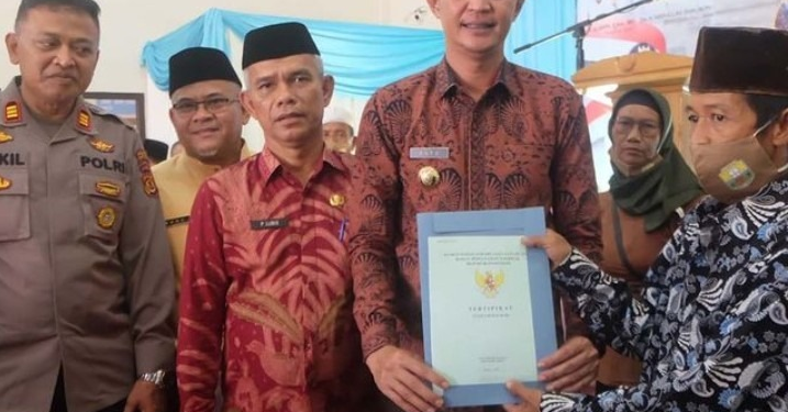 Pj Bupati Muaro Jambi Hadiri Lounching Program Sembako Pemulihan Ekonomi