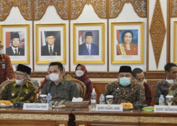 Sekda Muaro Jambi Hadiri Silaturrahmi & Rapat Koordinasi