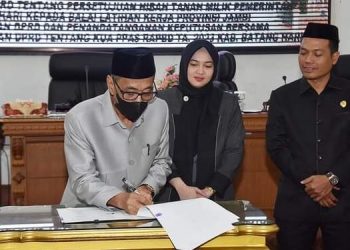 Wabup Bakhtiar Hadiri Paripurna KUA PPAS TA 2023