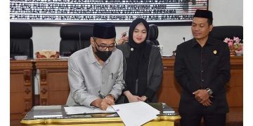 Wabup Bakhtiar Hadiri Paripurna KUA PPAS TA 2023