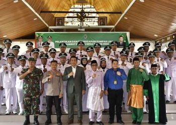 Bupati Fadhil Aref Lantik 34 Pjs Kades Tahun 2022