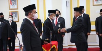 Mendagri Lantik 2 Pejabat Pimpinan Tinggi Madya Kemendagri