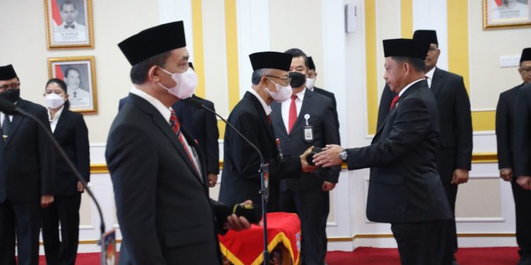 Mendagri Lantik 2 Pejabat Pimpinan Tinggi Madya Kemendagri