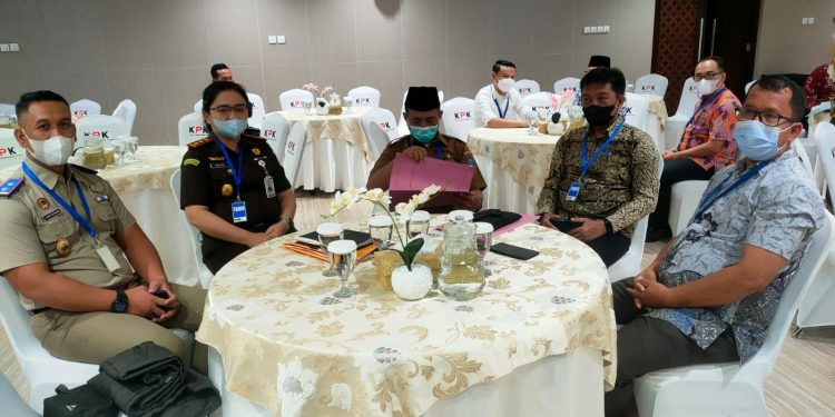 Bupati Merangin Urus Masalah Asset Tanah ke KPK