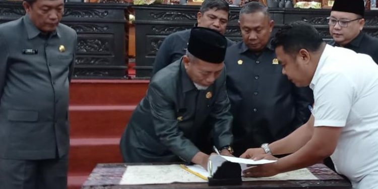 APBD Merangin 2023 Disahkan,  Ini Besarannya
