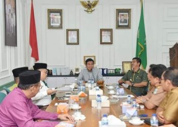 Bupati Batanghari Fadhil Arief Sambut Kunker Pemkab Merangin