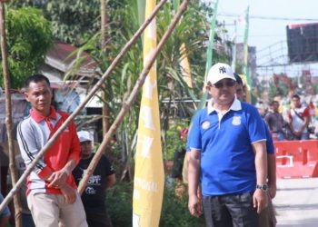 Bupati Anwar Sadat Tinjau Gotong Royong ASN dan TKK Persiapan Haul Syekh Abdul Qadir Al-Jailani