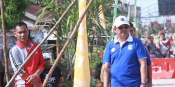 Bupati Anwar Sadat Tinjau Gotong Royong ASN dan TKK Persiapan Haul Syekh Abdul Qadir Al-Jailani