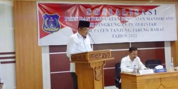 Bupati Tanjab Barat Buka Secara Resmi Sosialisasi Program P3DN