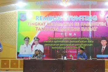 Bupati Tanjab Barat Hadiri Rembuk Stunting
