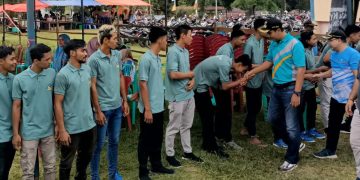 Wabup Nilwan Yahya Pukul Bola Pertama Bupati Cup 2022