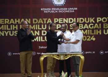 Kemendagri Serahkan DP4 untuk Pemilu 2024 kepada KPU RI 