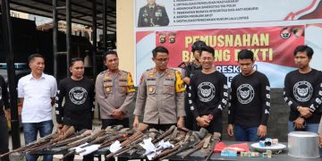Polres Merangin Rilis Penanganan Kasus Selama Tahun 2022, Ini Datanya
