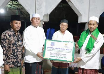 Wabup Hairan Hadiri Acara Istighosah dan Pembacaan Manakib Haul Akbar ke-11 Syekh Samsudin Ahmad