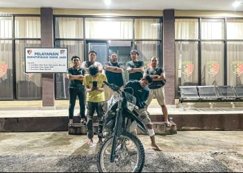 Dua Pelaku Curanmor Ditangkap Tim Anti Bandit Polres Merangin