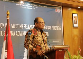 Ditjen Bina Adwil Kemendagri Bahas Pelaksanaan Anggaran Prioritas 2023