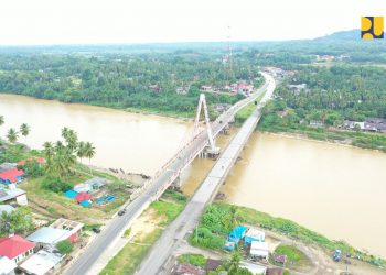 Kementerian PUPR Resmikan 2 Jembatan di Dharmasraya Sumatera Barat 