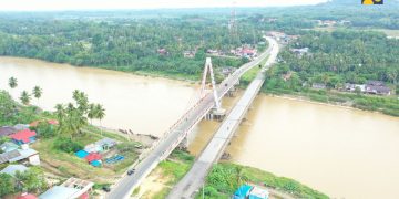 Kementerian PUPR Resmikan 2 Jembatan di Dharmasraya Sumatera Barat 