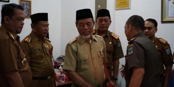 Disela Acara Ulang Tahun Kasat Pol PP Merangin, Bupati  H. Mashuri Minta Satpol PP Harus Lebih Cekatan Lagi