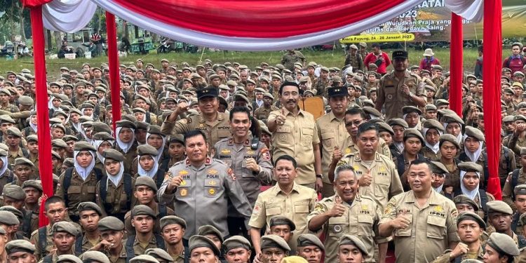 Praja Pratama IPDN Gelar Kemah Juang dan Pembaretan