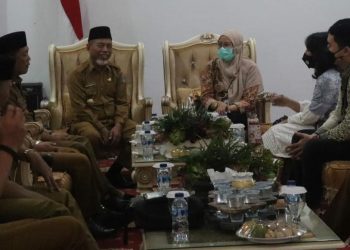 Bupati Merangin Terima Kunjungan KPK  Observasi Usulan Percontohan Desa Anti Korupsi 