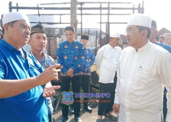 Bupati Tanjab Barat Tinjau Lokasi Kebakaran di Jalan Pelabuhan