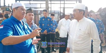 Bupati Tanjab Barat Tinjau Lokasi Kebakaran di Jalan Pelabuhan