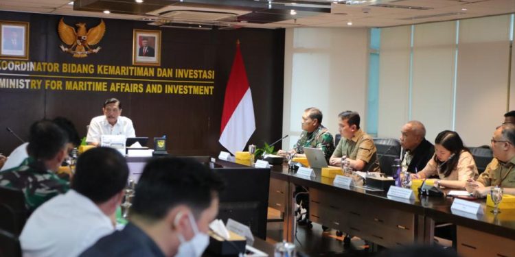 Panglima TNI Ikuti Rakor Perkembangan Industri  di Kemenko Marves
