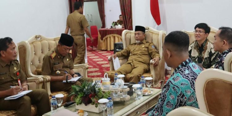 Bupati Merangin Dampingi BPK Lakukan Entry Meeting