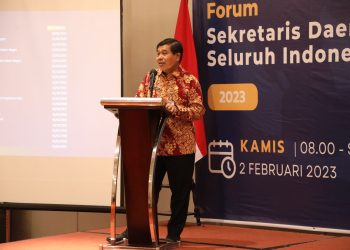 Sekjen Kemendagri Minta Jajaran Sekda Jalankan Tugas Bantu Kepala Daerah 