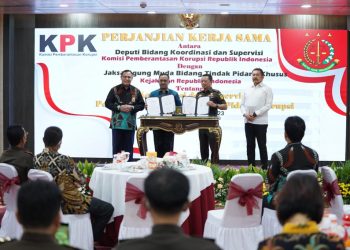 Tandatangani Kerjasama Dengan KPK, Jaksa Agung : Perlu Persamaan Persepsi dalam Koordinasi dan Supervisi Penanganan Korupsi