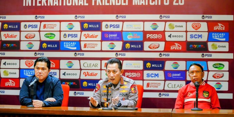 Kapolri Tegaskan Siap Bersinergi dengan PSSI Babat Habis Mafia Bola