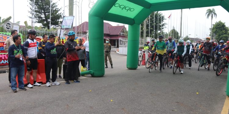 Al Haris Lepas Fun Bike Gowes To Gambut
