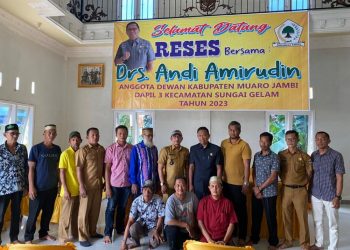 Dewan Dapil III Andi Amirudin Reses di Desa Tangkit