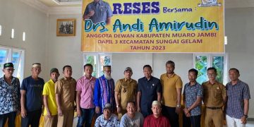 Dewan Dapil III Andi Amirudin Reses di Desa Tangkit