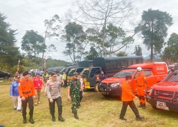 Gubernur Al Haris Pimpin Apel Kesiapsiagaan Erupsi Gunung Kerinci