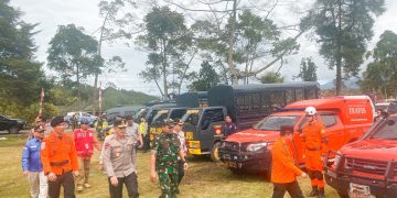 Gubernur Al Haris Pimpin Apel Kesiapsiagaan Erupsi Gunung Kerinci